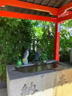 函館厳島神社の手水舎