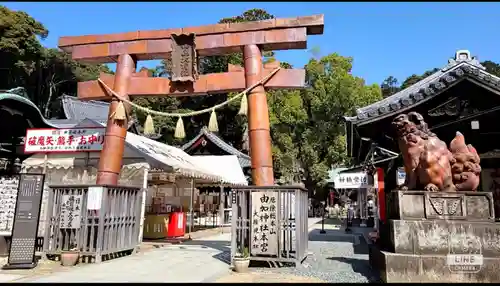 由加山 由加神社本宮の鳥居