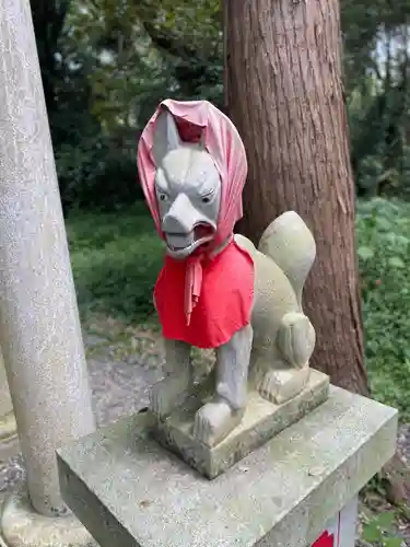 息栖神社の狛犬