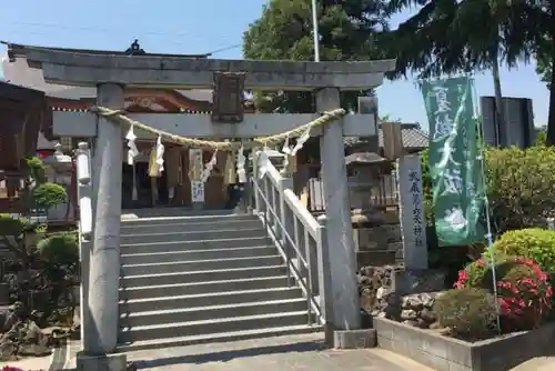 武蔵第六天神社の鳥居