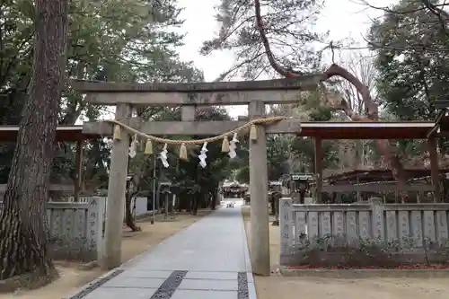 辛國神社の鳥居