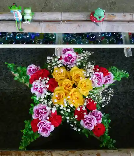 星置神社の手水