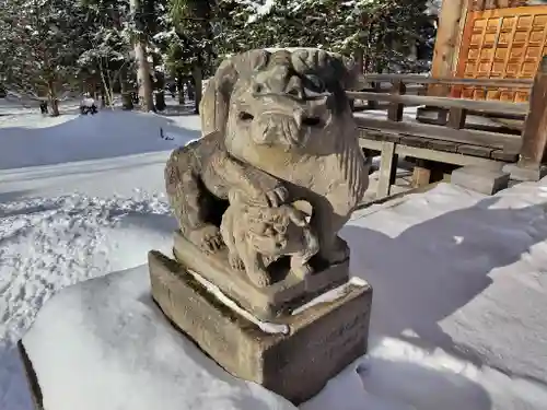 相馬妙見宮　大上川神社の狛犬