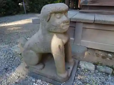 板倉雷電神社の狛犬