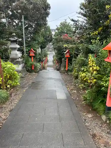 平出雷電神社の景色