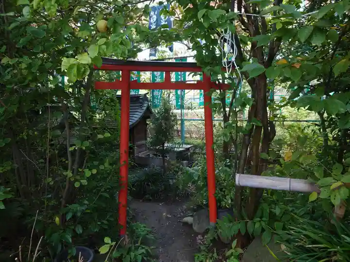 江北氷川神社の鳥居