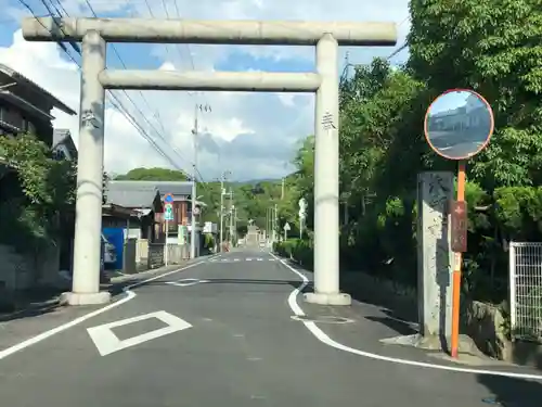 國津比古命神社の鳥居