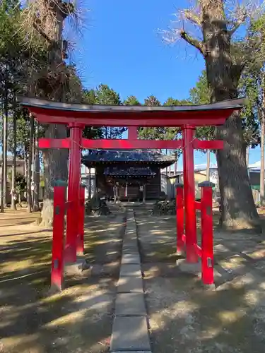 諏訪社の鳥居