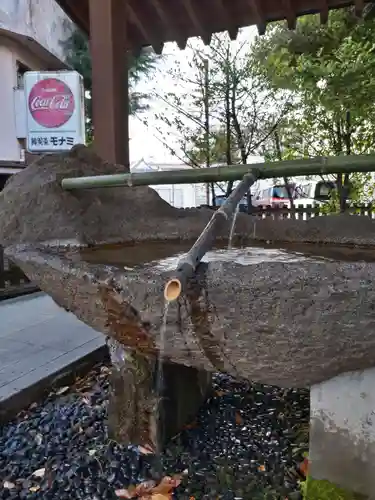 安積國造神社の手水