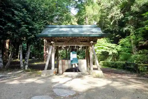 鳥取東照宮（旧樗谿神社）の手水舎