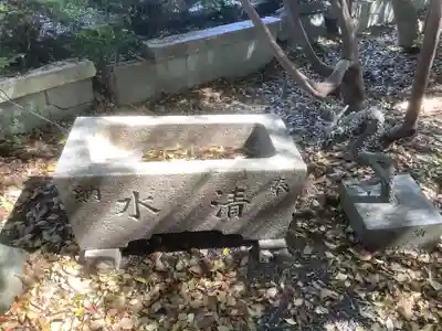 不乗森神社の手水舎