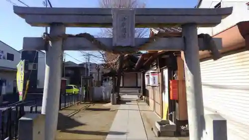 稲荷神社の鳥居