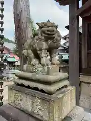 明喜神社の狛犬