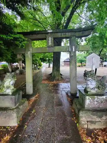 下総野田愛宕神社の鳥居