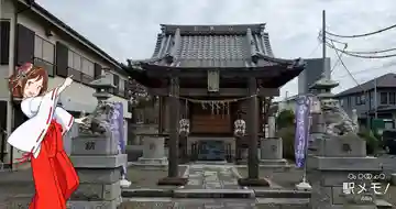 長門鎮守八幡神社の本殿・本堂