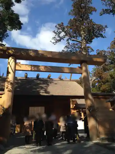 伊勢神宮外宮（豊受大神宮）の鳥居