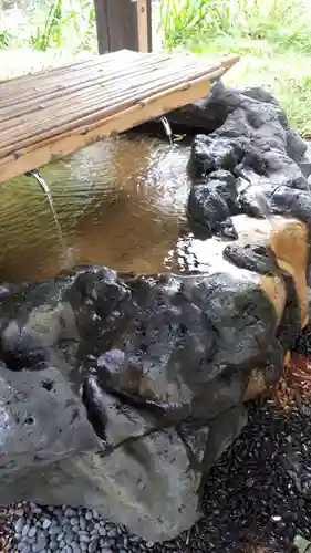 永山神社の手水