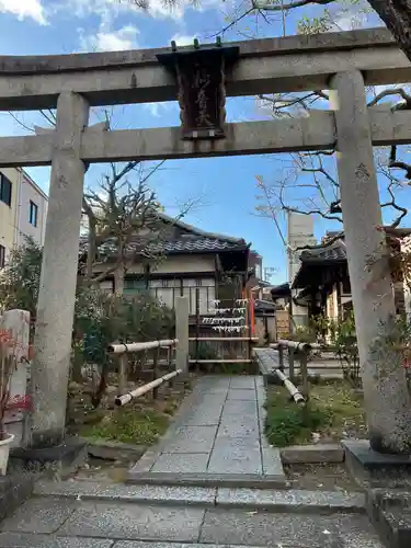 出町妙音堂の鳥居