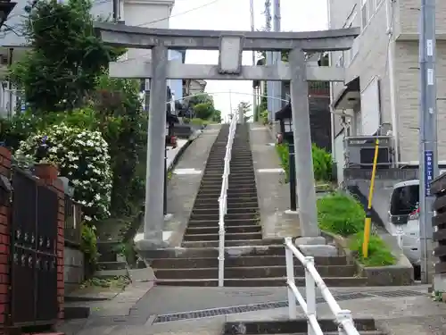 富士山神社の鳥居