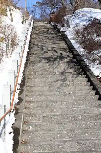 新得神社の景色