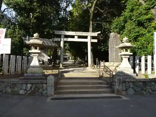 阿比太神社の鳥居