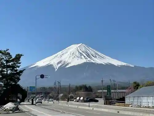 北口本宮冨士浅間神社の景色