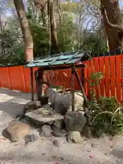 河合神社（鴨川合坐小社宅神社）の手水