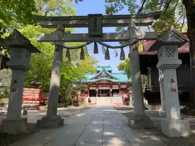 多摩川浅間神社の鳥居