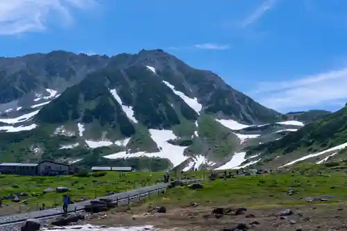 雄山神社峰本社の景色