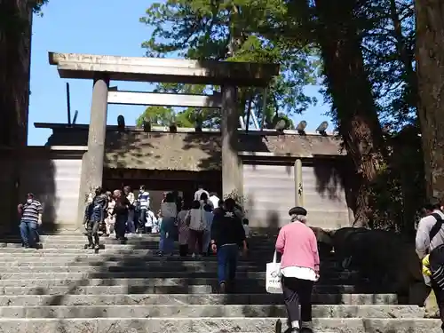 伊勢神宮内宮（皇大神宮）の鳥居