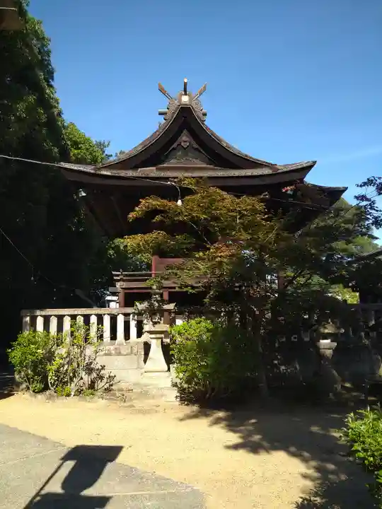 阿智神社の本殿・本堂