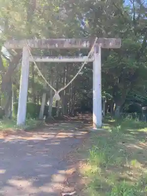 下石上温泉神社の鳥居