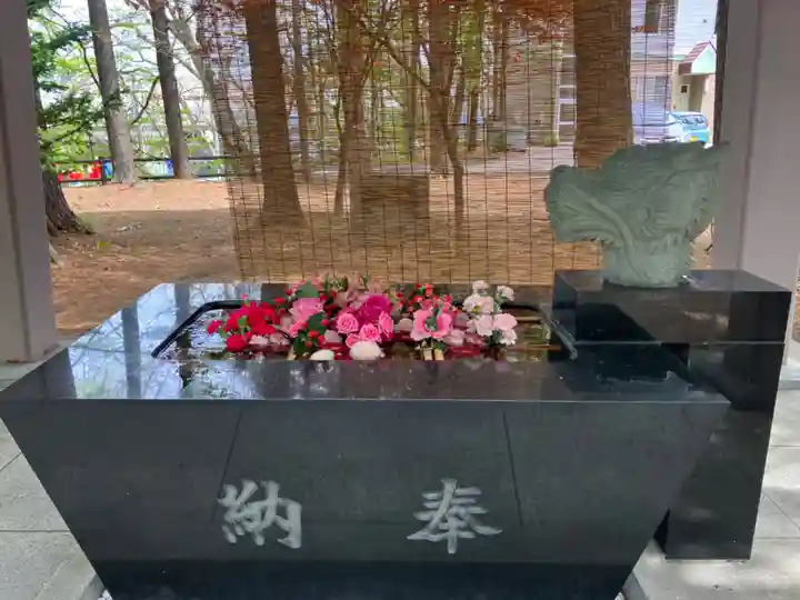 大谷地神社の手水舎