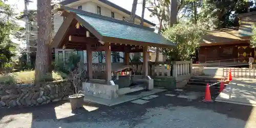 埼玉縣護國神社の手水舎