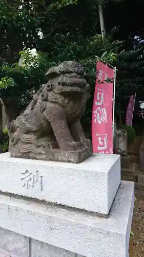 金ヶ作熊野神社の狛犬