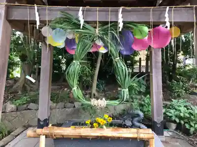 東海市熊野神社の手水舎