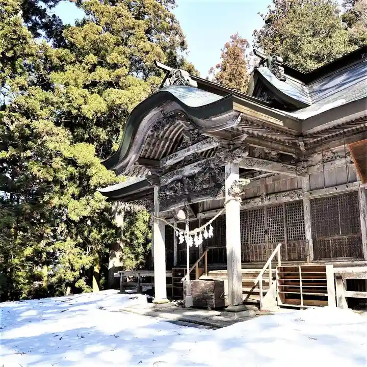 木幡山隠津島神社(二本松市)の本殿・本堂