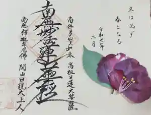 谷中 妙福寺の御朱印 2025年02月17日(月)〜(2025年02月14日(金) 18時30分30秒投稿)