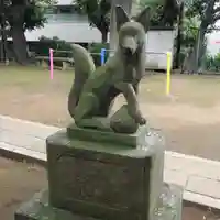 嶺稲荷神社の狛犬