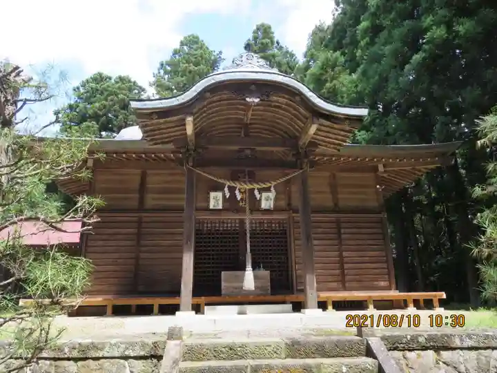 大雷神社の本殿・本堂