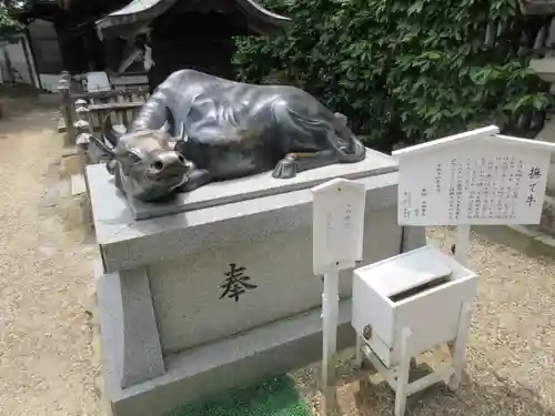 道明寺天満宮の狛犬