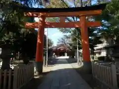 旗岡八幡神社の鳥居