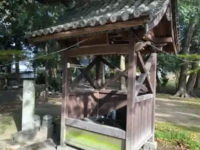 高幢神社の手水舎