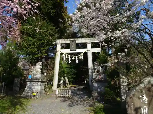 五所駒瀧神社の鳥居