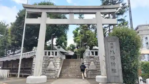 代田八幡神社の鳥居