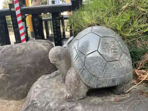 亀ケ池八幡宮の狛犬