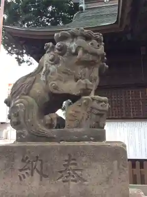 阿邪訶根神社の狛犬