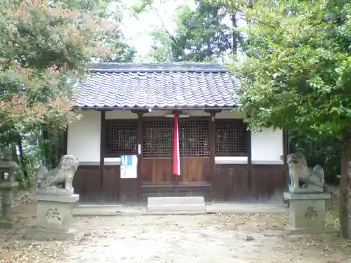 森市神社（村屋坐彌冨都比賣神社摂社）の本殿