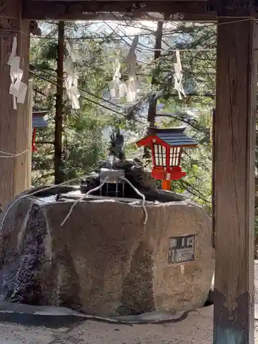 新倉富士浅間神社の手水舎