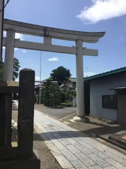 健田須賀神社の鳥居